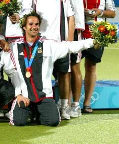 Bronze bei Olympia 2004 in Athen. Ein weiterer groer Triumph fr Tibor. Foto: Sternberger