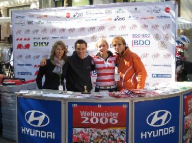 v.l.n.r.: Ines, Micha, Nina, Simon  VVI