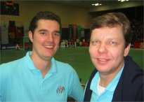 Christian Blasch und Richard Wolter leiteten das Herren-Finale