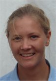 Christiane Hippler vor ihrem 150. Bundesligaeinsatz.