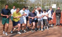 WHV-Schiedsrichter beim Lauftest