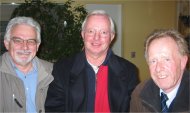 Willibald Schmidt (rechts) neben Peter Jackob (links) und Claude Seidler (Mitte), die allesamt der neuen KSR nicht mehr angehren.