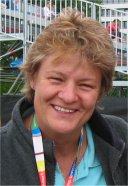 Heike Malina ist zusammen mit Christiane Hippler neutrale Schiedsrichterin beim Indira Gandhi Cup.