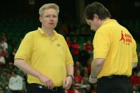 Michael von Ameln an der Seite von Richard Wolter im DM-Halbfinale; Foto: Herbert Bohlscheid