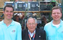 Christian Blasch und Richard Wolter - hier mit KSR-Mitglied Heinz-Wilhelm Bungart - sind auch in diesem Jahr wieder bei der Deutschen Endrunde im Einsatz.