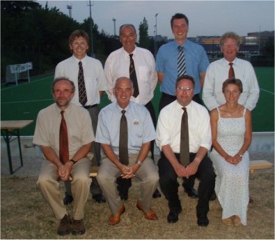 Turnierdirektor, Umpires Manager und Judges in Prag.