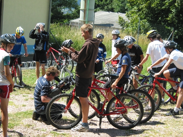 Mountainbiketour als Abwechslung zur Theorie